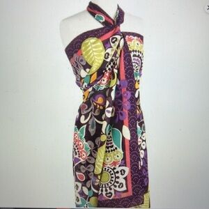 Sarong Cover Up Plum Crazy